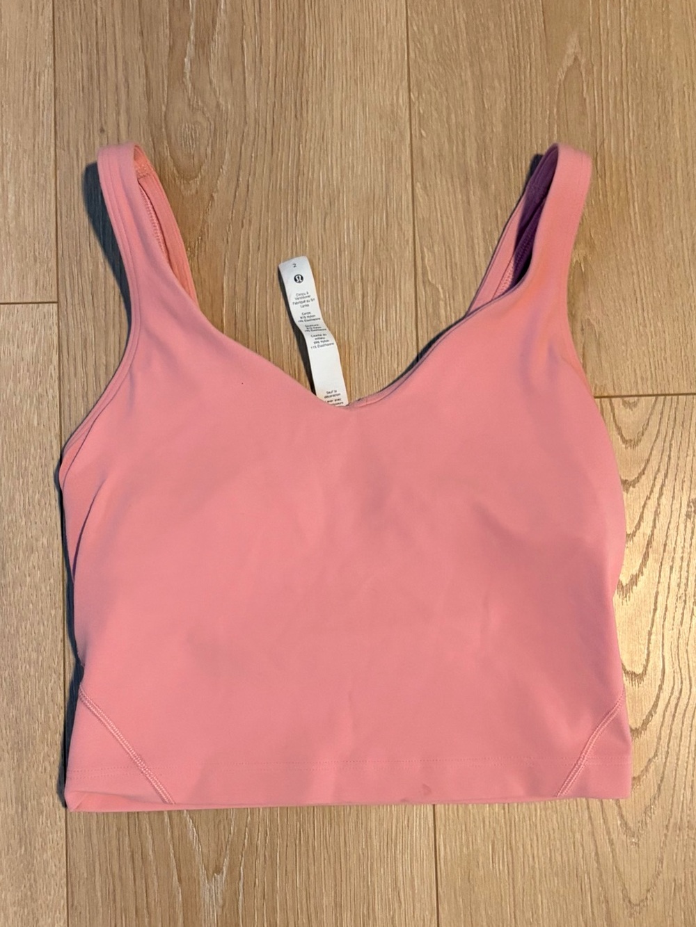 Lululemon pink sports bra